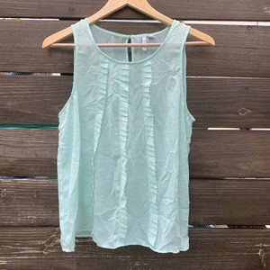 Light mint blouse